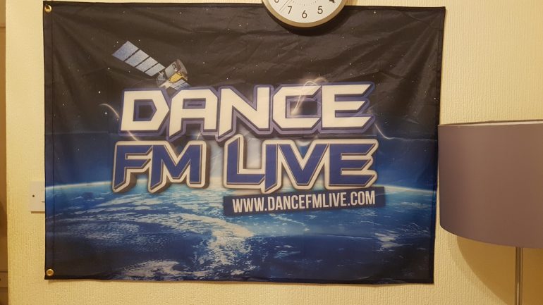 Dancefmlive Rectangle Flag